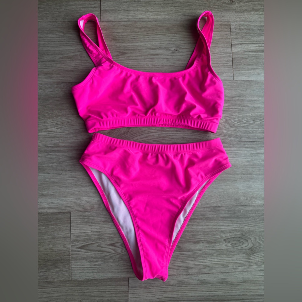 Vibrant Pink Bikini Set
